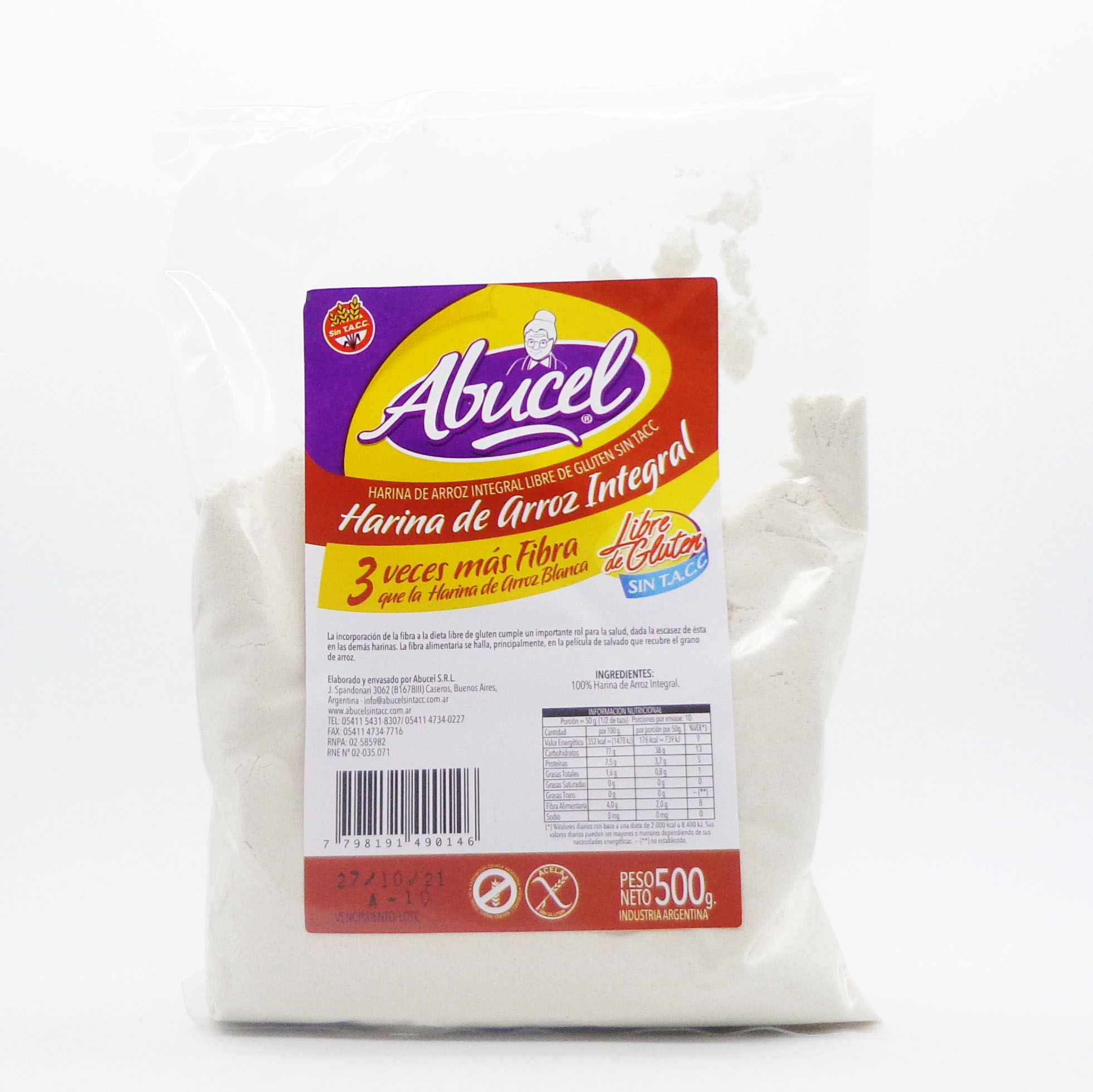 ABUCEL HARINA DE ARROZ INTEGRL