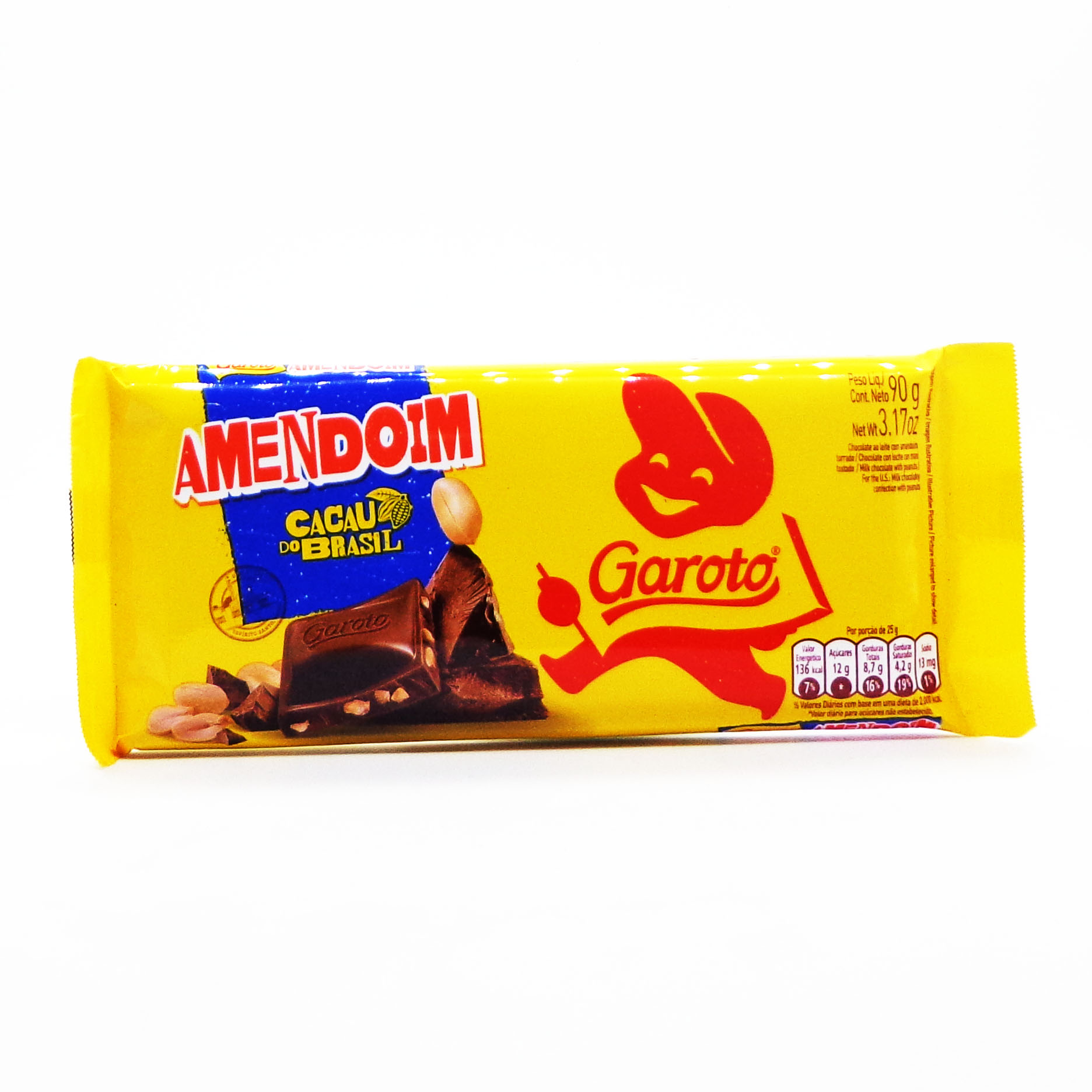 CHOC GAROTO AMENDOIM 90GRS
